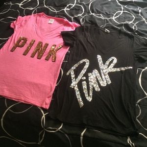 Two Victoria secret shirts