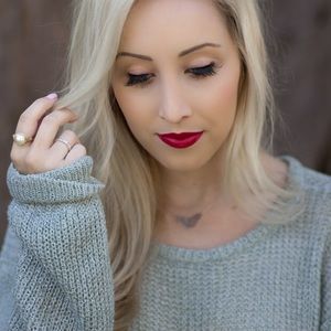 💎 Brandy Melville teal oversized sweater