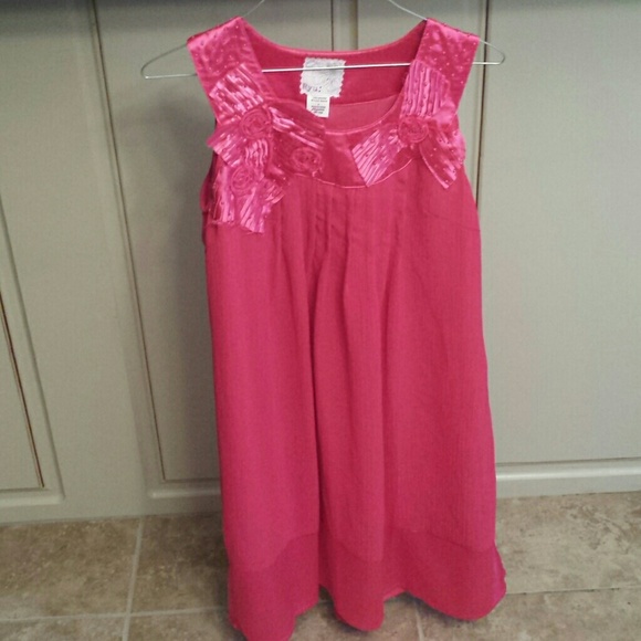 Hot pink Ryu knee length dress