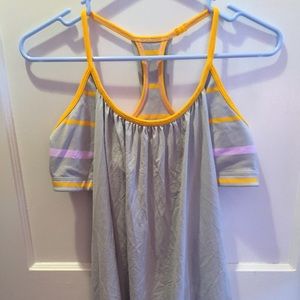 Lululemon flowy tank with built-in sports bra