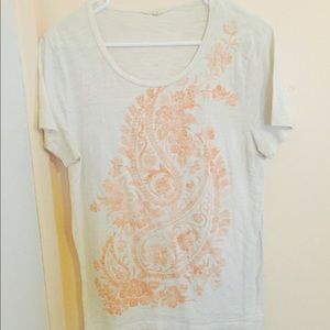 J. Crew Basic Graphic Top