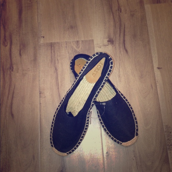 J.Crew Size 10 Espadrilles Dark Denim Flats