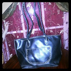 Liz Clairborne:  Black leather purse