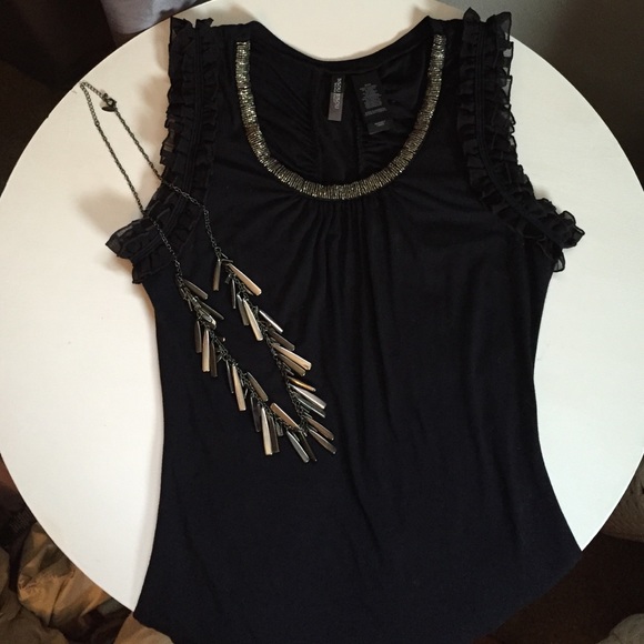 Flirty Black Top