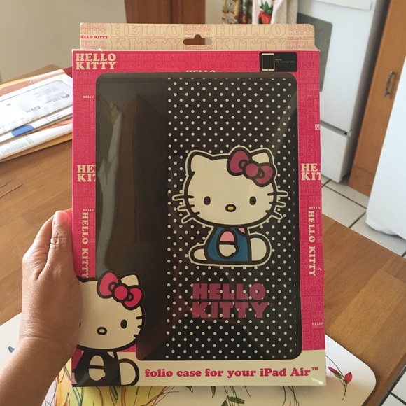 Hello Kitty iPad Air Black Folio Case