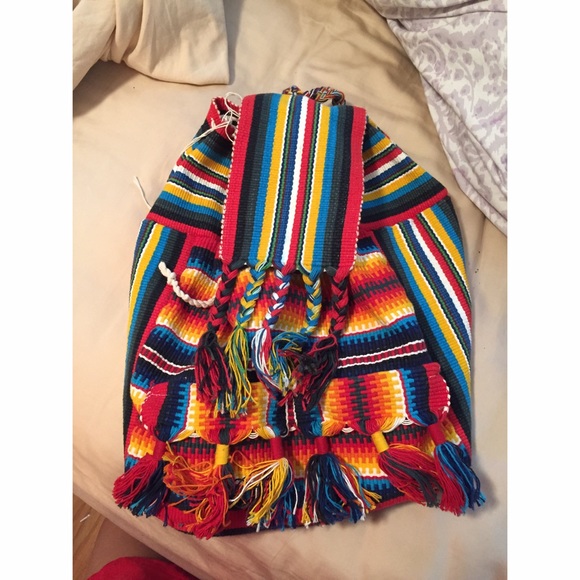 Aztec tribal print backpack