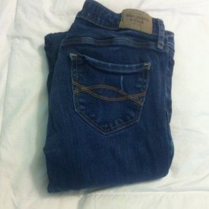 Abercrombie & Fitch Dark Skinny Jeans 000L