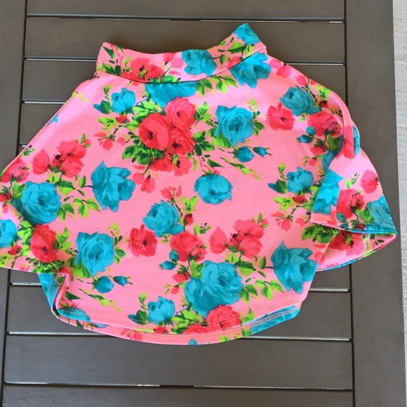 Floral circle skirt