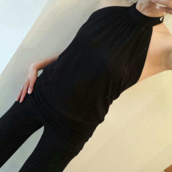 Black {Soprano} Jersey Knit Jumpsuit/Romper!!!