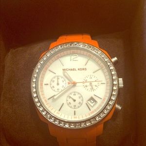 Orange Michael Kors Watch