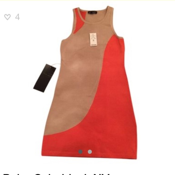 Bebe color block dress