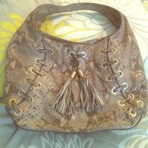 Gorgeous shimmer print bag! Authentic Michael kors