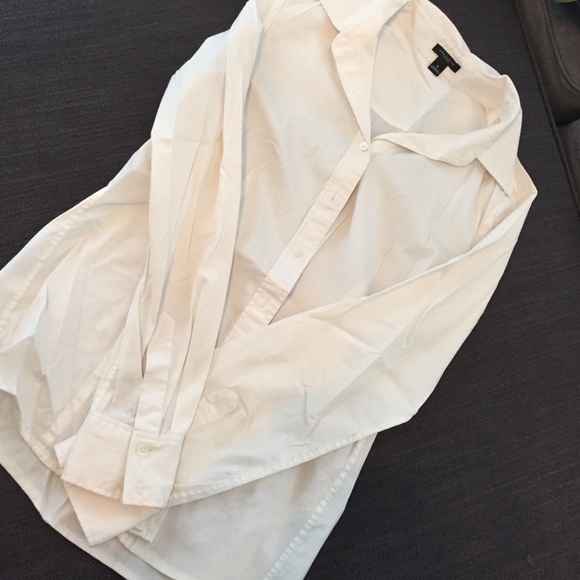 Ann Taylor white button up