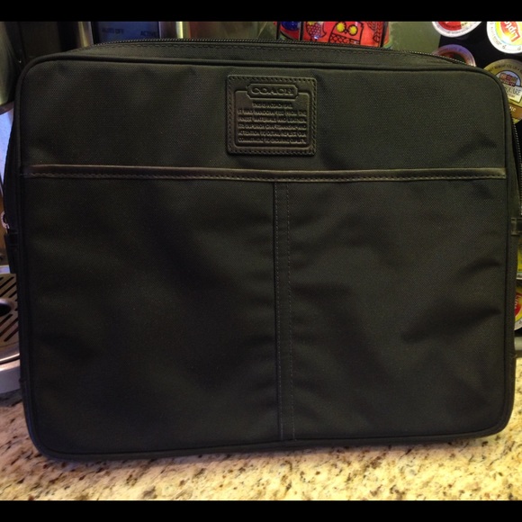 Coach laptop case