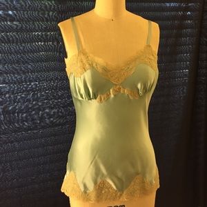 Sale! Bebe Satin Lace Blouse