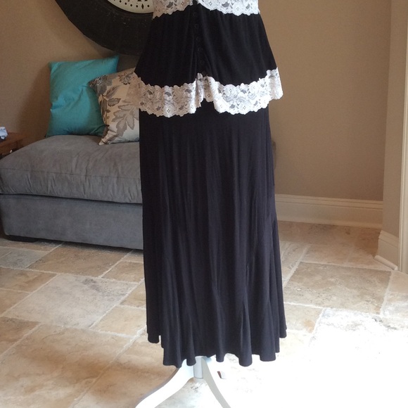 Black Knit Skirt