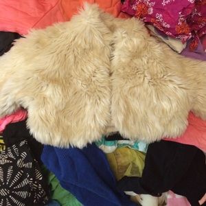 Fur jacket from baby gap