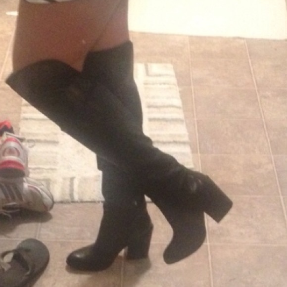 Dolce Vita Shoes - Dolce Vita black leather over-the-knee boots NWT