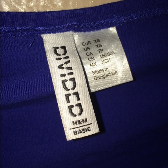 SOLD Blue top h&m - Picture 2 of 2