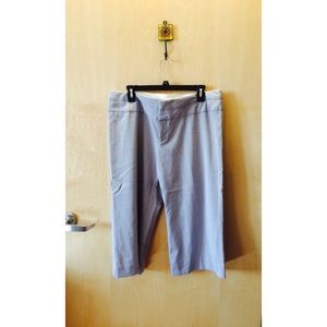 Maurice's Grey Capri Slacks