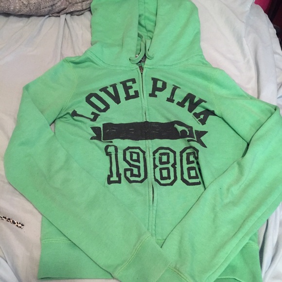 PINK zip up hoodie