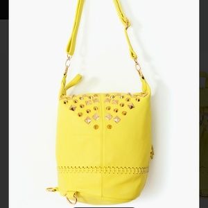 Nasty gal yellow hot stud bag