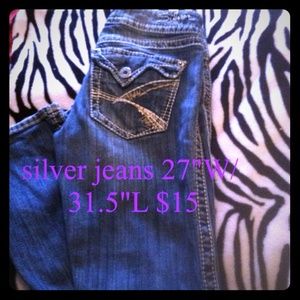 Silver jeans