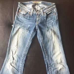 BIG STAR JEANS Size 25 regular low rise fit