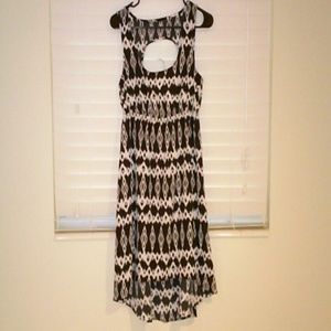 Black and white sexy dress