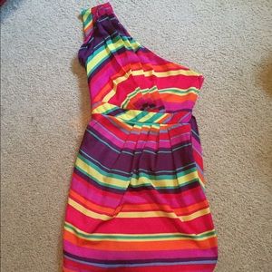Fun, one shoulder dress
