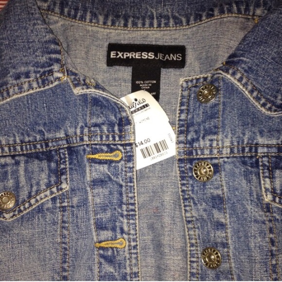 Vintage Express Denim Jean ☯ Vest