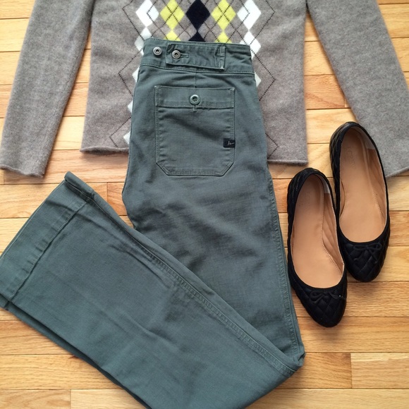 Citizens of Humanity green trouser jeans