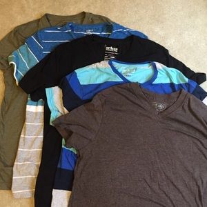 Men's V-neck shirt bundle