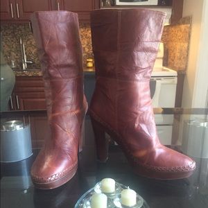 NikeAir Brown Leather Boots