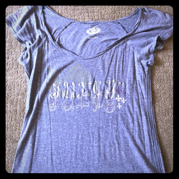 T shirt juicy couture grey and white