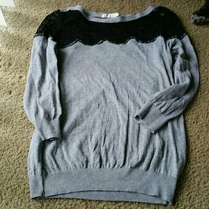 Lauren conrad lace sweater
