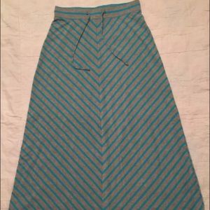 Maurices small knit drawstring maxi skirt