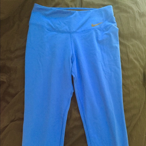 Blue Nike dri-fit leggings/ tights