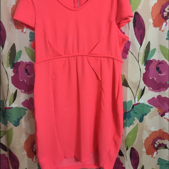 karma shown collection neon pink dress XL