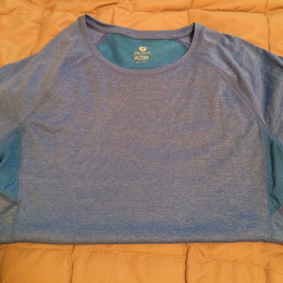 Blue workout top!