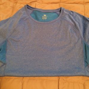 Blue workout top!