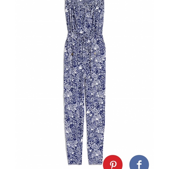 Lilly Pulitzer for Target Plus Size Blue Jumpsuit - Picture 2 of 4