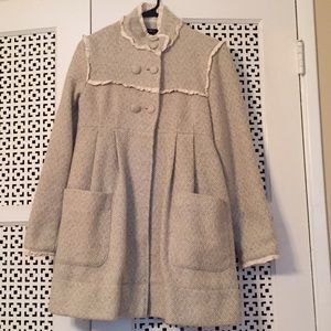 Tan button up jacket