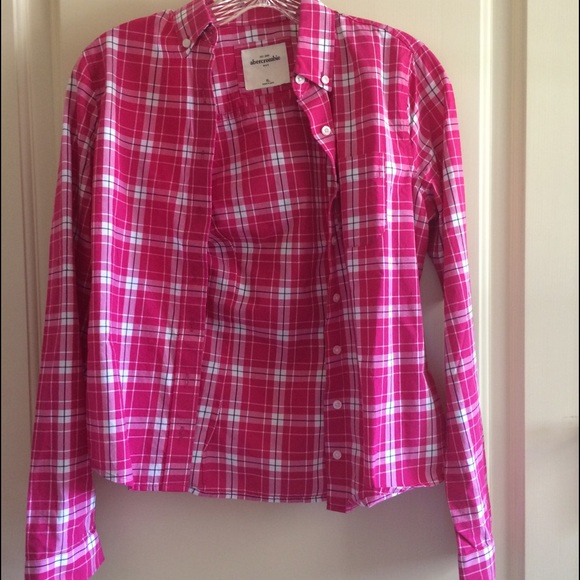 pink and white checkerboard flannel