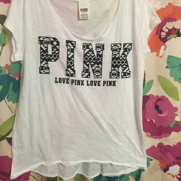 Victoria secret tribal print high-low shirt