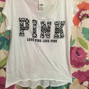 Victoria secret tribal print high-low shirt