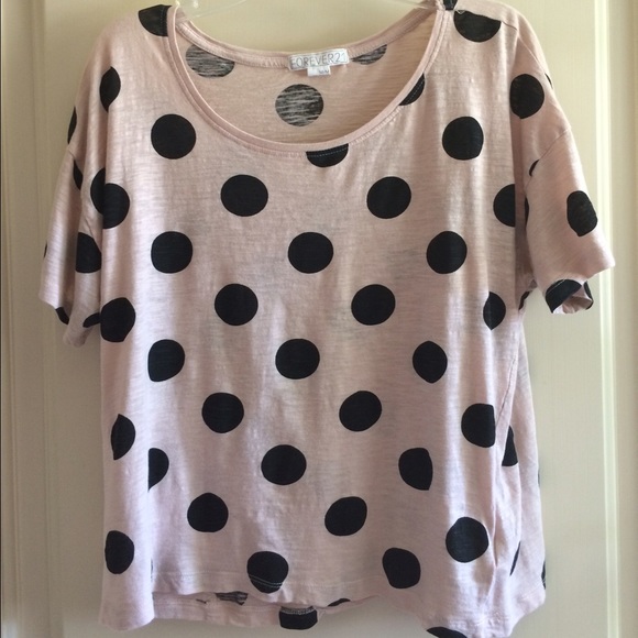Forever 21 Polka-Dotted Shirt