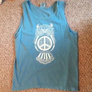 Owl comfort color tank