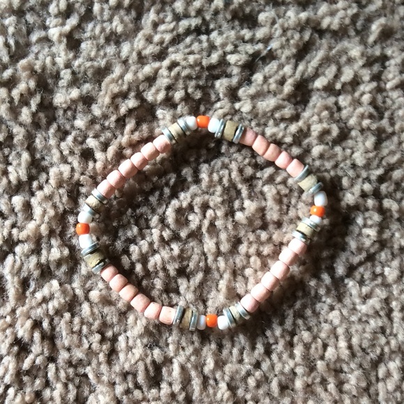 Wood and cork bracelet