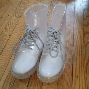Transparent Rain Boots